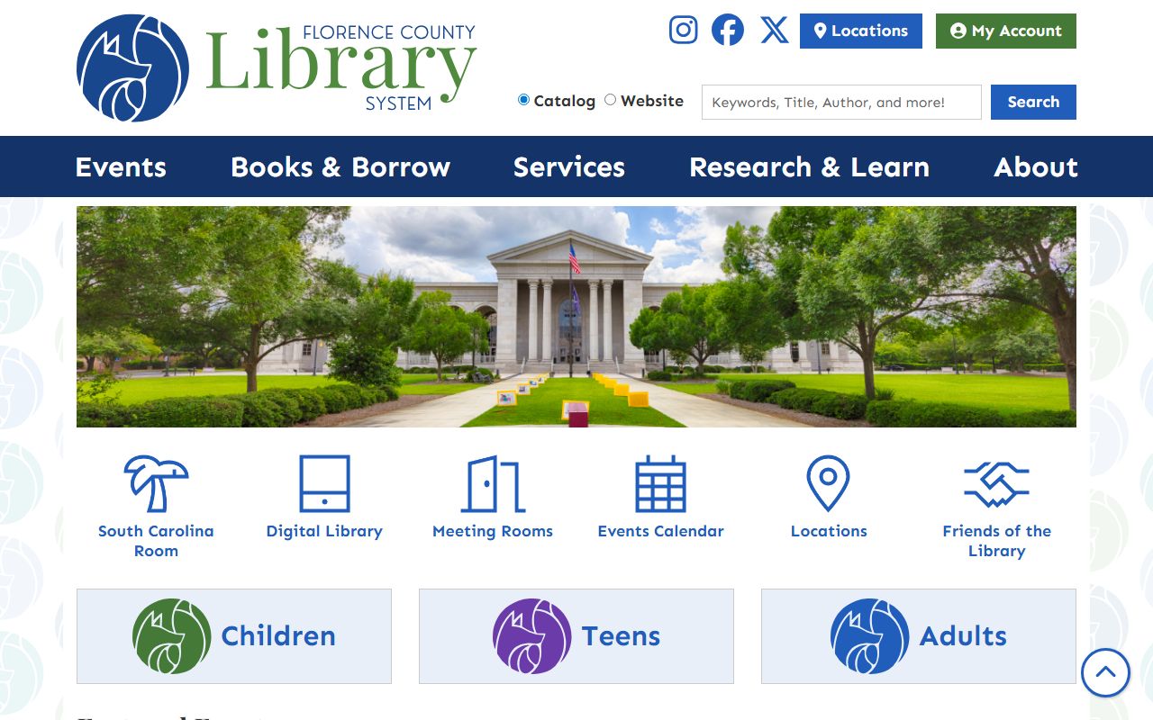 Florence County Library genealogy collection for researching Florence County death records